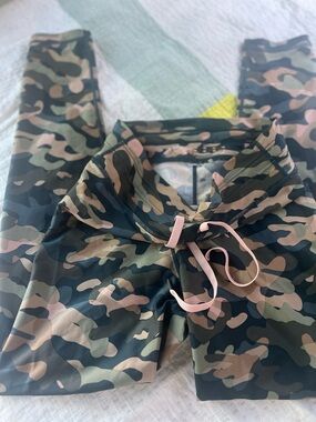 The upside forest camo leggings